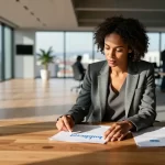 Realistische Business-Fotografie im modernen Bürodesign
