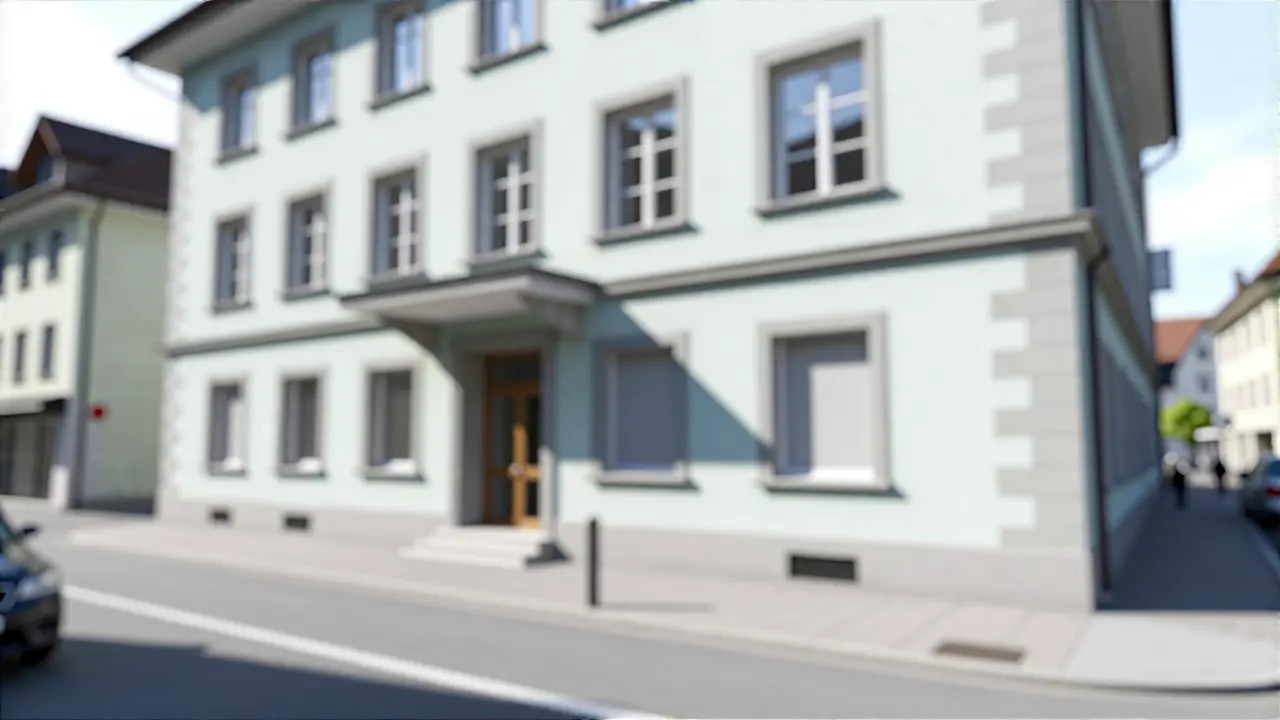 Schweizer Verwaltungsbau im Jura