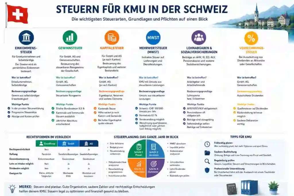 Vergleich Lohn oder Dividende für GmbH und AG in der Schweiz mit Vor- und Nachteilen.